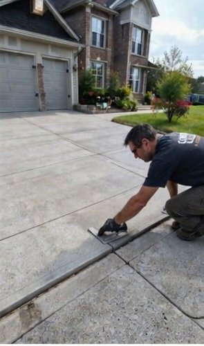 Residential concrete repair work performed in Don Mills